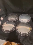 Set 1971-80 Ford Fairmont, Pinto, Mercury Bobcat Dog Dish Poverty Style Hubcaps. Fixed Price $49.94.