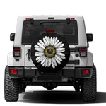 Foruidea Daisy Flower Spare Tire 18" With Backup Camera Hole,. Fixed Price $52.22.