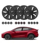 4PC Original Car Model Wheel Covers Hubcaps For 2021-2024 Tesla Y 19 Inch. Fixed Price $78.43.