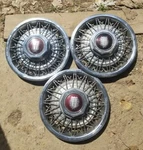 Wire Wheel Cover 1979-1986 Ford Ltd/mercury Marquis Set Of 3 Oem 14". Fixed Price $97.89.
