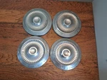 1963 Ford Galaxie Oem Dog Dish Poverty Hubcaps 10 1/2" OS266. Fixed Price $85.00.