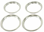 Oer 15" Stainless 2" Deep Rally Trim Ring Set For Chevy Wheels. Fixed Price $168.98.