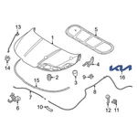 Kia 86300R0500 Front Hood Emblem. Fixed Price $74.31.