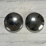 Vintage Chrome Baby Moon Domed Hubcaps 1940S-1960S 4.5" Teardrop Camper Scooter. Fixed Price $24.99.