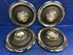 Vintage Set Of 1969 Ford Thunderbird 54RIB 15" Hubcaps. Fixed Price $79.99.