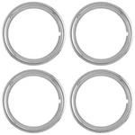 Set Of 4 13" Chrome Wheel Trim Rings Beauty Glamour Bands Steel Rims. Fixed Price $45.99.