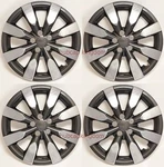 New Toyota Corolla Matrix 16" 8-SPOKE Chrome & Black Hubcaps Wheelcover Set. Fixed Price $80.27.