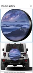 Delerain Spare Tire Mountain Lake Cloud Wheel Covers Waterproof. Fixed Price $10.00.