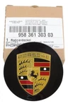 Genuine Porsche Center Cap Black Colored Crest Wheel 95836130303. Fixed Price $69.95.