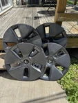 Tesla Model 3/Y 18 Aero Wheel Covers Set Of 4 Oem Matte Black Hubcaps. Fixed Price $119.99.