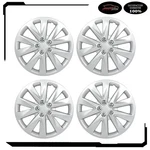 Set Of 4 16" Wheel Hub Caps Silver Snap On Fits R16 Tire & Rim Covers Kit. Fixed Price $46.02.