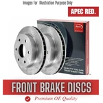 Brake Discs Pair Front For Toyota Camry 2.2 91- 96 CHOICE2/2 Petrol Apec. Fixed Price $66.31.