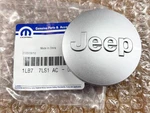 2016-25 Jeep Grand Cherokee Wranger Silver Wheel Center Cap Oem Mopar 1LB77LS1AC. Fixed Price $27.87.
