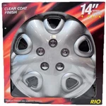 Rio (81501) Custom Accessories Inc 14" Wheel Cover With Chrome Nut, Set Of New. Fixed Price $21.24.