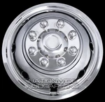 Front Ford E350 E450 Van Rv 16" Wheel Simulators Dually 8 Hole Hub Caps. Fixed Price $79.99.