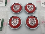 Genuine Jaguar Alloy Wheel Centre Cap Badges New Red / Silver MJB6249AA. Fixed Price $181.28.