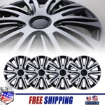 4PCS 17" Wheel Covers Hub Caps Silver & Black For R17/17 Inch Tire Steel Rim. Fixed Price $54.99.