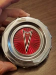 1970'S Pontiac 4-1/2" Wire Wheel Center Cap # 254995 Oem. Fixed Price $17.00.