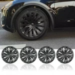 19" Inch Full Coverage 4PCS Matte Black Wheel Covers Model Y Hubcaps For Tesla. Fixed Price $56.97.