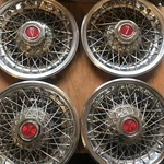 New Set Oem 14" Wire Hub Caps Wheel Covers 10013596 1977-81 Grand Prix Lemans. Fixed Price $299.99.