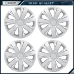 Eccpp 16" Set Of 4 Wheel Covers Snap On Hub Caps Silver Rim Fit R16 Tire. Fixed Price $38.95.