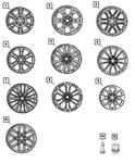 Genuine Mopar Aluminum Wheel 04755618AB. Fixed Price $1225.85.