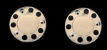 Universal 22.5 Wheel Hub Cover Stainless Steel X2PCS To Fit All Trucks & Buses. Fixed Price $134.90.
