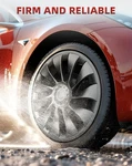 Evooor 4X Tesla Model Y 21'' Wheel Rim Protector For Uberturbine Matte Black!!!. Fixed Price $58.99.