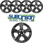 Only Fits 2013-2016 Ford Escape # IMP371BLK 17" Gloss Black Wheel Skins SET/4. Fixed Price $79.99.