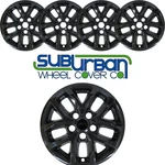 Fits 2023-2024 Jeep Wrangler Sport # 7993-GB 17" Gloss Black Wheel Skins SET/4. Fixed Price $119.99.