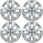 2012-2015 Toyota Yaris Style 509-15S + Vinyl Logo 15" Replacement Hubcaps SET/4. Fixed Price $110.00.