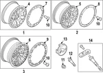 Genuine Ford Trim Ring M2DZ-1021-S. Fixed Price $445.88.