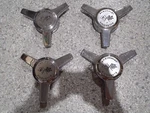 63 Only C2 Corvette Wheel Spinners For Hubcap (4)--GM #3825469--SURVIVORS!. Fixed Price $99.95.