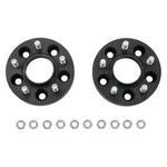 Eibach Wheel Spacer Hub Centric 25MM Billet Aluminum Black Pair Mustang 15-26. Fixed Price $205.00.