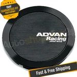 Advan YV0329 Full Flat Type Black 73MM Center Cap. Fixed Price $60.18.