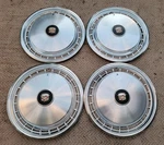 1977 Cadillac Hubcaps Wheelcovers (4) Oem Used 15" P#03517185 H#2026 Nice Shape. Fixed Price $199.98.