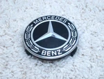 Mercedes-benz C, E, G, Sprinter Oem Wheel Black Center Cap A2224002100 #2F-6. Fixed Price $25.00.
