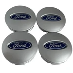 4PCS Ford Wheel Center Caps 66MM 5/8" Blue Matte Silver Taurus 2010 - 2019. Fixed Price $32.99.