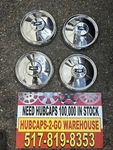1954 Chevrolet Poverty Hubcaps Show Quality Blue Rat Rod 15 -14 Set 10.5. Fixed Price $269.00.