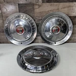 (3) 1954 Ford Crestline Sunliner Victoria Fairlane Bird 15 Hub Cap Oem 50. Fixed Price $79.99.