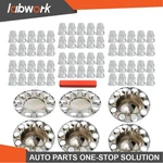 Labwork Semi Truck Hub Wheel Axle Center Caps 33MM Lug Nut Covers. Fixed Price $118.75.