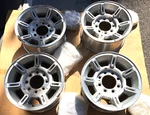 Gm 2003 2007 Hummer H2 Set N. Genuine Silver Rims 17 X 8.5 9594459 + Oem. Fixed Price $650.00.