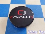 Cavallo Wheels # 030 Gloss Black Custom Center Cap 32 (qty. 1). Fixed Price $27.25.