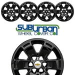 2015-2020 Chevrolet Colorado 16" Gloss Black Wheel Skins # IMP-444BLK SET/4. Fixed Price $94.99.