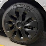 Kavanic Fits Tesla Model 3 Wheel Cover Hubcap 18" Logo Symmetry Design - Black. Fixed Price $60.91.