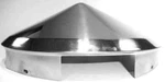 United Pacific Chrome Hub Caps Pointed Uneven Notch (4 Per Order) -- 10168. Fixed Price $20.00.