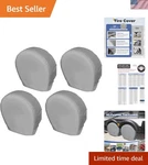 Tire Covers 4 Pack - Tough Wheel Protector For Truck, Suv, Trailer, Camper, R.... Fixed Price $104.14.