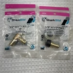 Sharkbite Pex 1/2" Brass Tee - 818262 Female Adapter. Fixed Price $6.29.