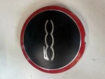 Fiat 500 Wheel Centre Cap X1 (black & Red) 51877477 Genuine Factory Center. Fixed Price $15.00.