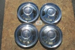1951-52 Plymouth Belvedere Savoy Cranbrook 15" Wheel Covers Hubcaps Set Of 4. Fixed Price $129.95.